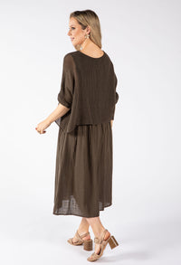 2 in 1 Summer Midi Dress