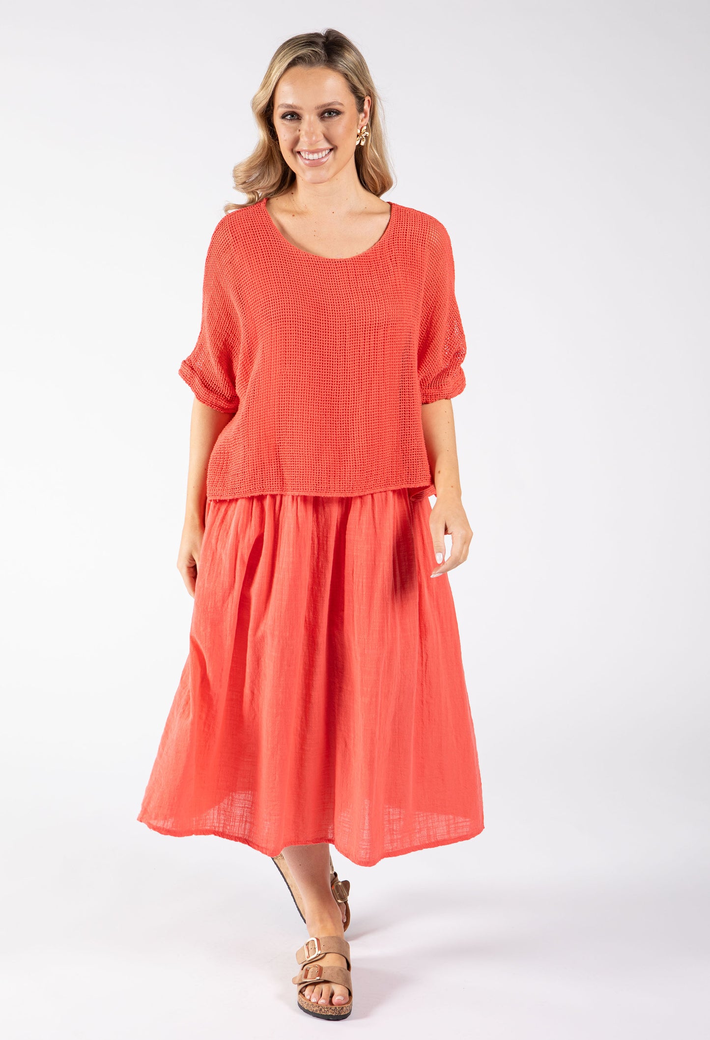 2 in 1 Summer Midi Dress