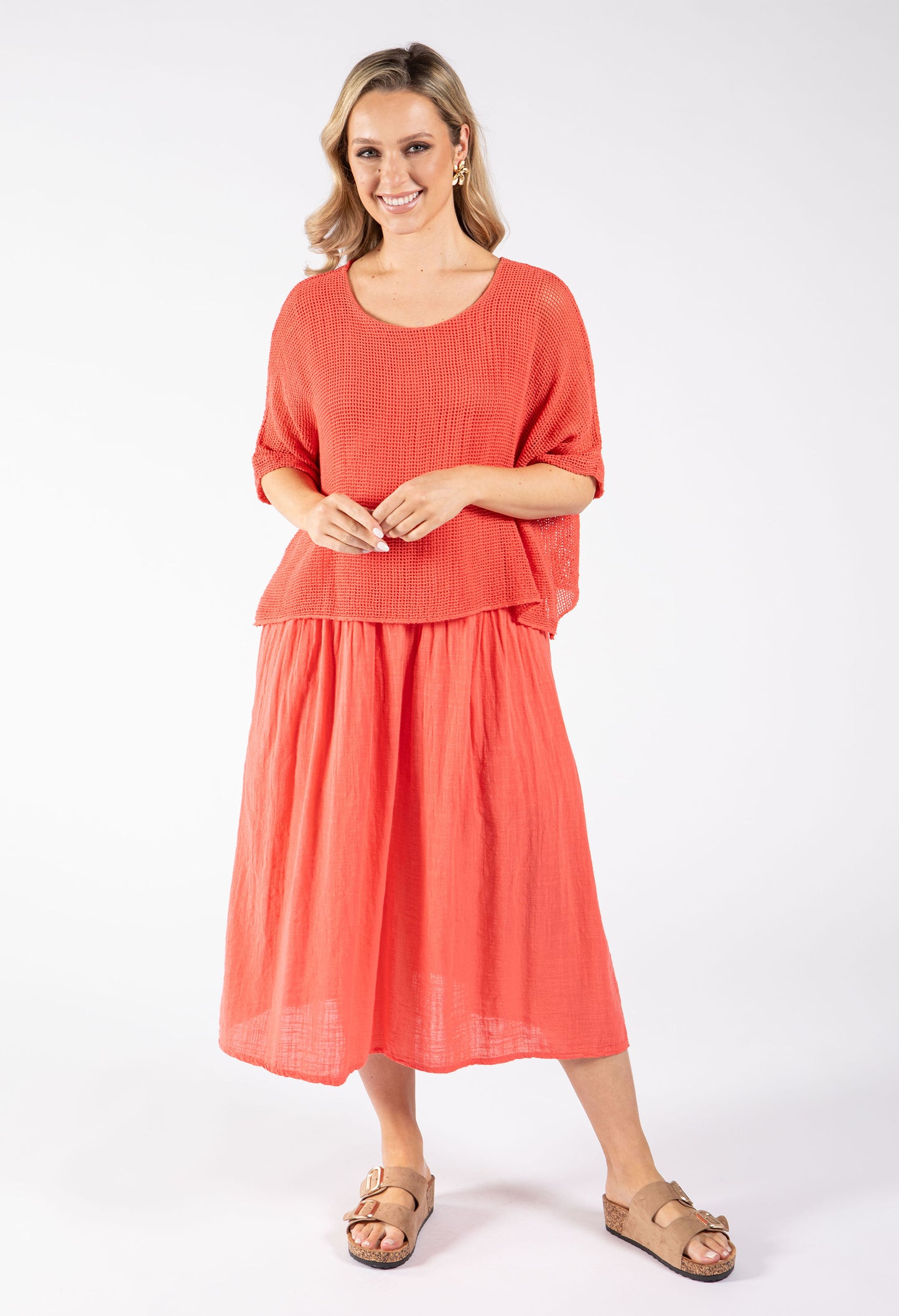 2 in 1 Summer Midi Dress