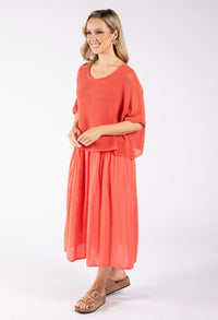 2 in 1 Summer Midi Dress