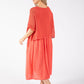 2 in 1 Summer Midi Dress