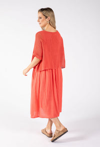 2 in 1 Summer Midi Dress
