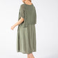 2 in 1 Summer Midi Dress