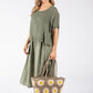 2 in 1 Summer Midi Dress