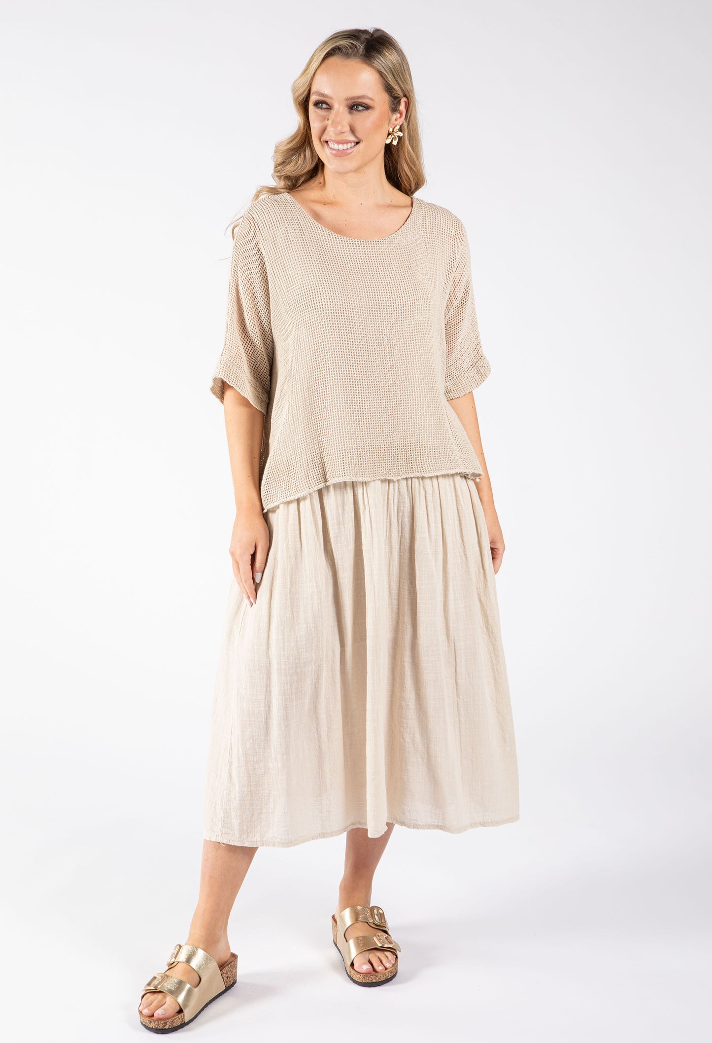 2 in 1 Summer Midi Dress