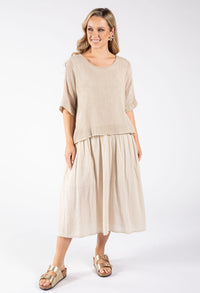 2 in 1 Summer Midi Dress