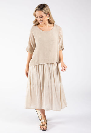2 in 1 Summer Midi Dress