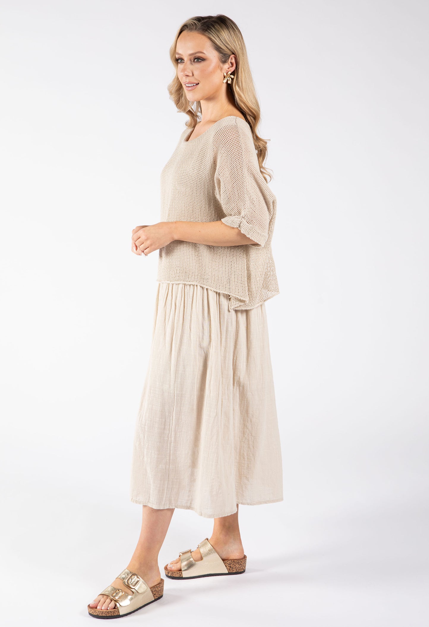 2 in 1 Summer Midi Dress