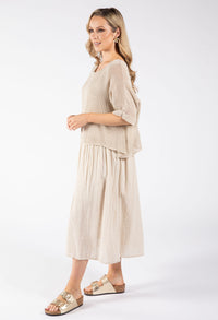 2 in 1 Summer Midi Dress