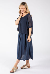 2 in 1 Summer Midi Dress