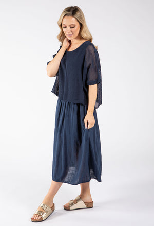2 in 1 Summer Midi Dress