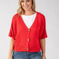 Cropped Knit Cardigan
