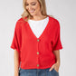 Cropped Knit Cardigan