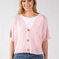 Cropped Knit Cardigan