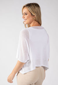 Cropped Knit Cardigan