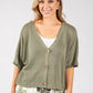 Cropped Knit Cardigan