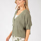 Cropped Knit Cardigan