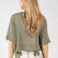 Cropped Knit Cardigan