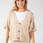 Cropped Knit Cardigan
