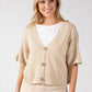 Cropped Knit Cardigan