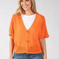 Cropped Knit Cardigan