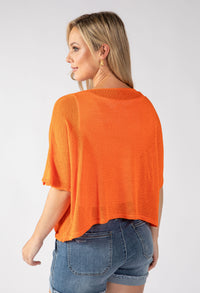 Cropped Knit Cardigan