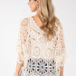 Donalito Crochet Knit Top