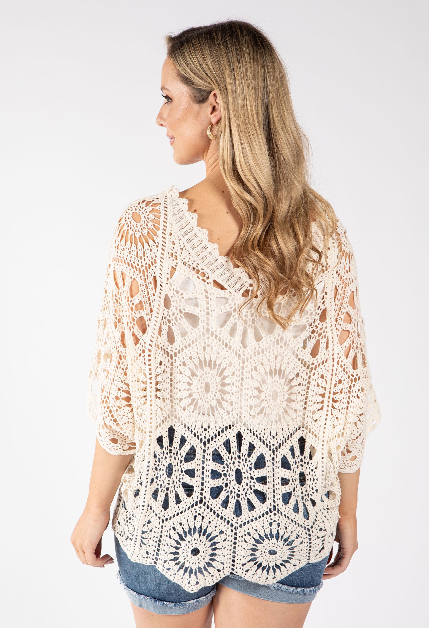 Donalito Crochet Knit Top