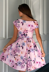 Betty Asymmetric Skater Mini Dress