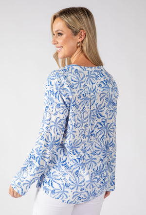 Boni Palm Print Blouse