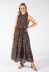 Polka Dot Halter Midi Dress *PRE-ORDER EXPECTED DISPATCH DATE THE 26TH OF JUNE*