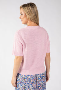Lena Short Sleeve Knit Cardigan