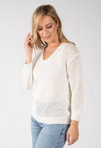 Solene Crochet Knit Jumper