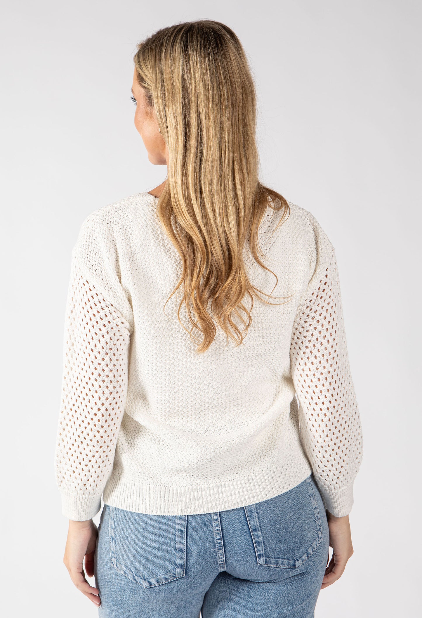 Solene Crochet Knit Jumper