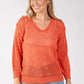 Solene Crochet Knit Jumper