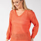 Solene Crochet Knit Jumper