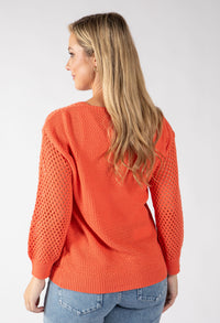 Solene Crochet Knit Jumper