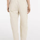 High waist barrel trousers with button detail