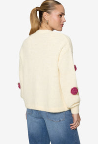 Floral Knit Cardigan