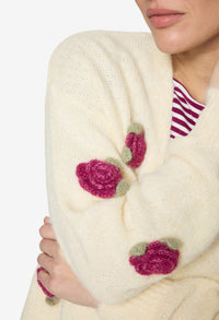Floral Knit Cardigan