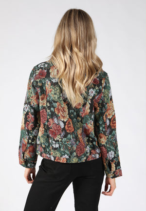 Floral Collared Jacket