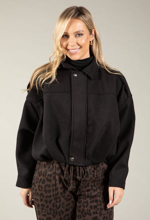 Relaxed Bomber Jacket