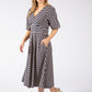 Striped Midi Dress