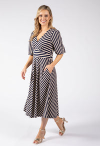 Striped Midi Dress