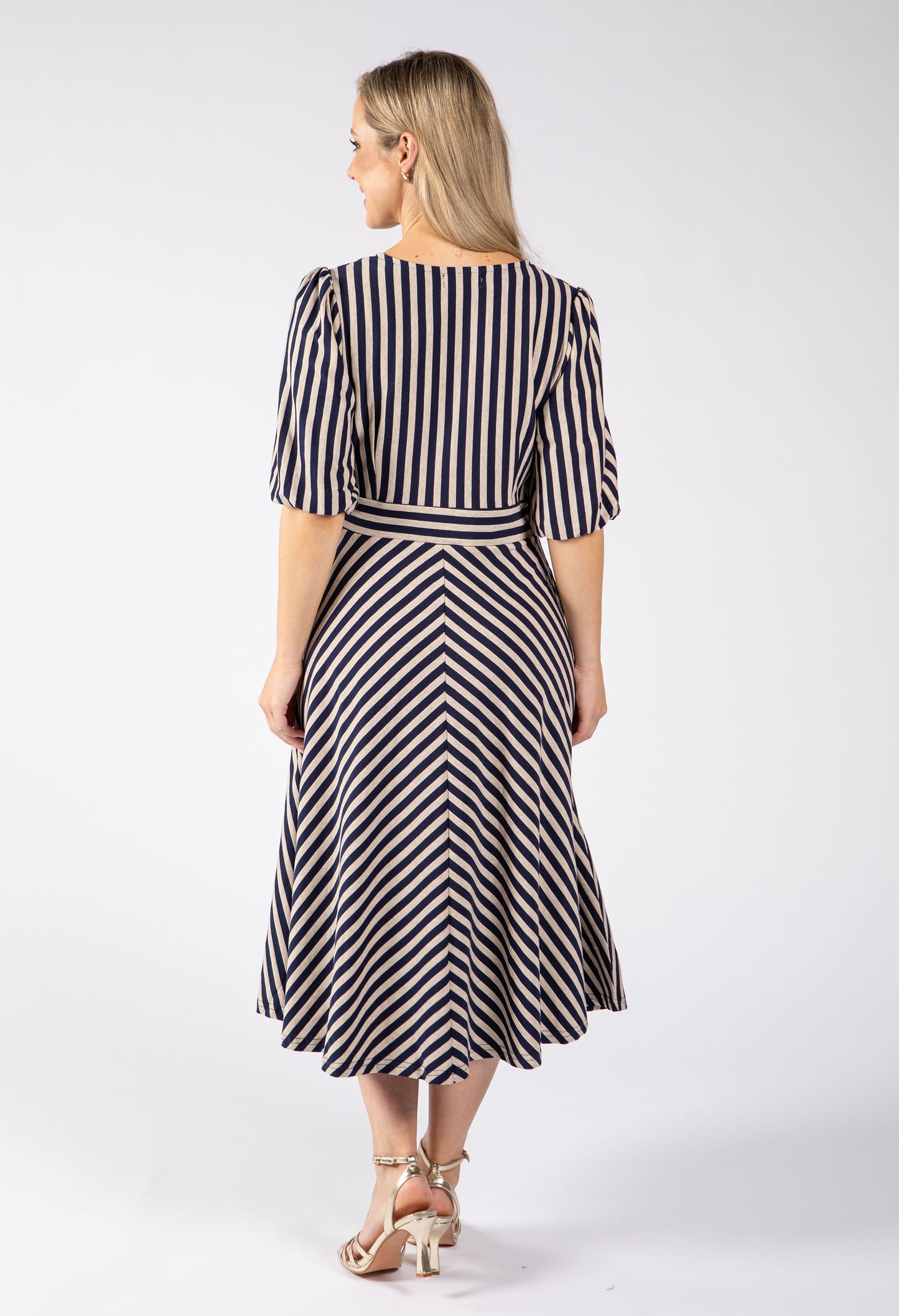 Striped Midi Dress