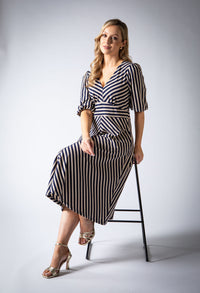 Striped Midi Dress