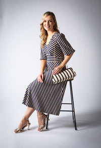 Striped Midi Dress