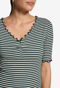 Ribbed Striped Top