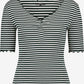 Ribbed Striped Top