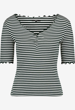 Ribbed Striped Top